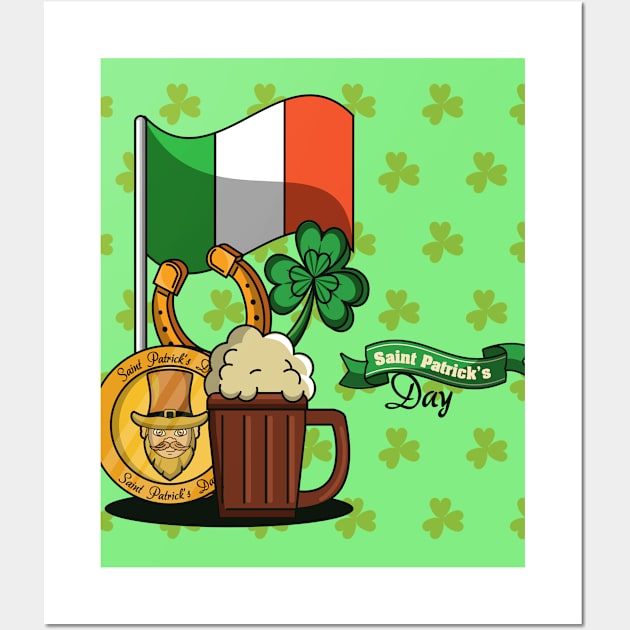 Saint Patrick Day Wall Art by François Belchior